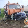 В Башкирии в ДТП с «КамАЗом» погибли два человека