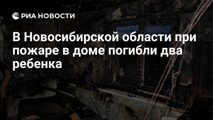 В Новосибирской области при пожаре в доме погибли два ребенка В Новосибирской области при пожаре в доме погибли два ребенка