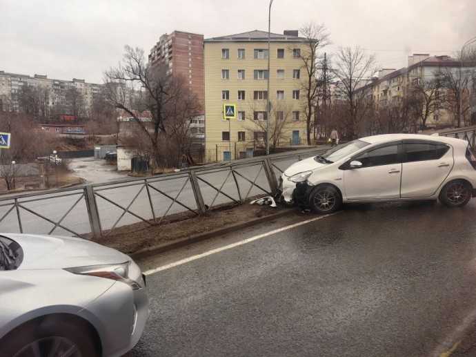 Воскресное ДТП спровоцировало во Владивостоке километровую пробку