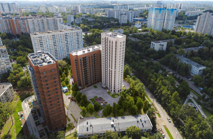 В Зюзине завершили строительство жилого комплекса по программе реновации