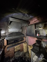 В Уфе произошёл пожар в кафе