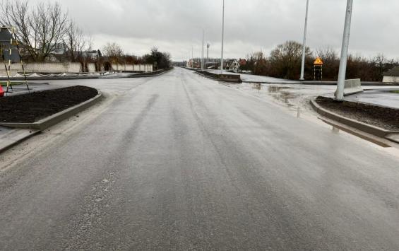 На проспекте Михаила Булатова в Курске качество новой дороги подтвердили лабораторные испытания