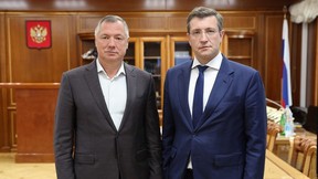 Марат Хуснуллин провёл встречу с губернатором Нижегородской области Глебом Никитиным