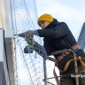В Шебекино обтянули антидроновыми сетками 41 здание