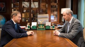 Денис Мантуров встретился с врио губернатора Свердловской области Денисом Паслером