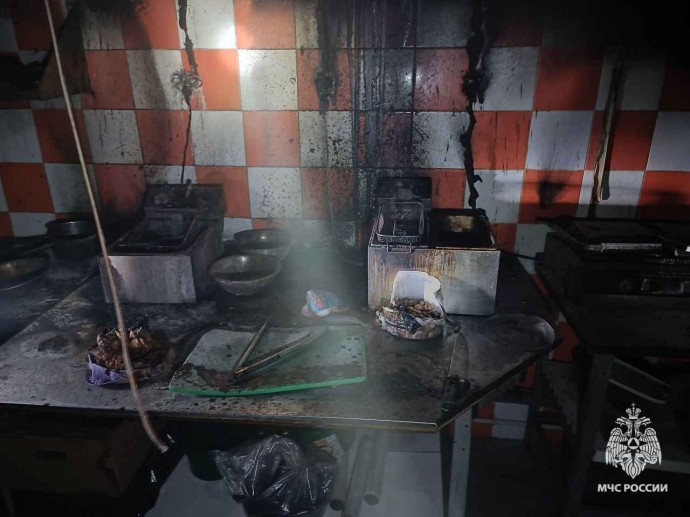 В кафе на улице Н. Руднева в Туле произошел пожар