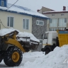 Мощная метель вновь пришла на Северные Курилы...