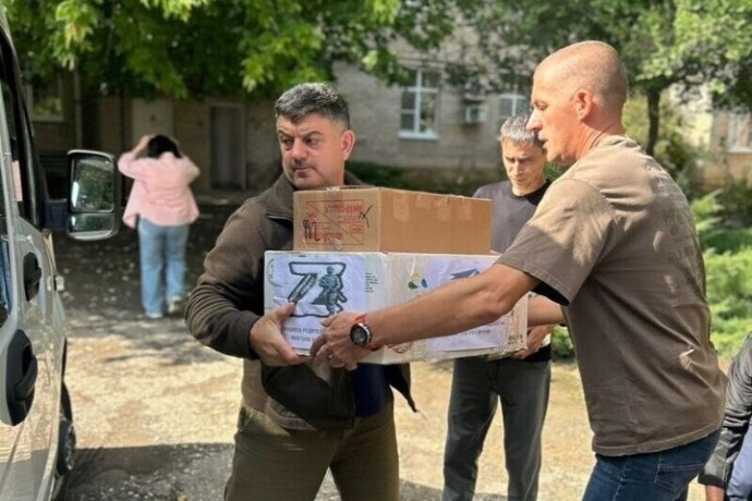 Арзгирский округ отправил гуманитарный конвой на луганское направление Арзгирский округ отправил гуманитарный конвой на луганское направление