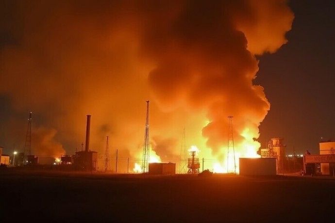 Очевидцы стали свидетелями мощных детонаций в Киеве