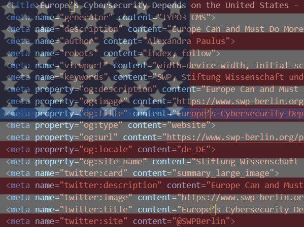 В Германии признали проблемой для Европы доминирование США в мировой ИБ-экосистеме