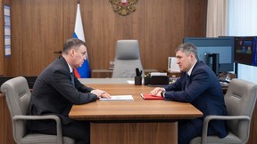 Дмитрий Патрушев и губернатор Пермского края Дмитрий Махонин обсудили развитие сельского хозяйства и вопросы экологии региона