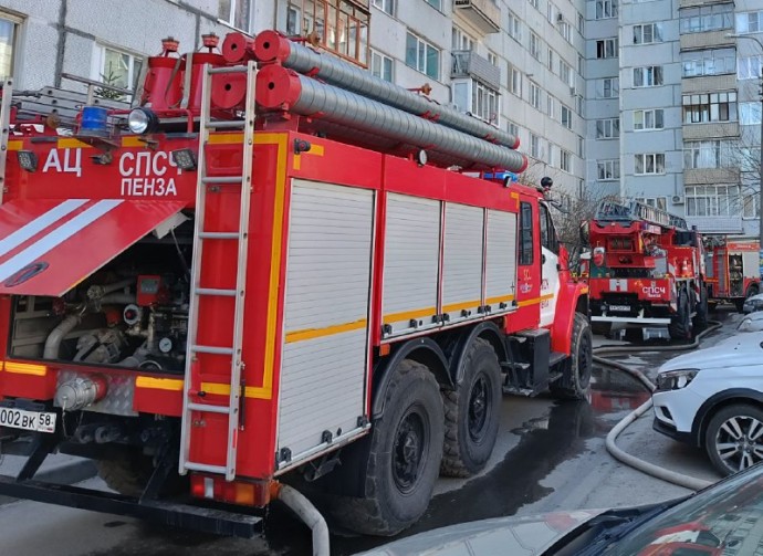 Пензенские пожарные за сутки несколько раз выезжали на возгорания