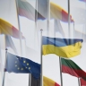 В Будапеште появились плакаты с изображениями Зеленского