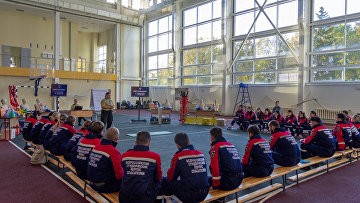 Студенты-спасатели прошли масштабные учения по действиям в ЧС