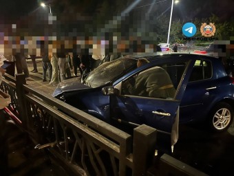 На Набережной Белой в Уфе столкнулись две иномарки