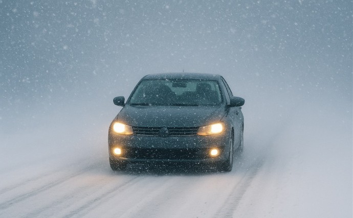 Из-за метели закрыли участок трассы Южно-Сахалинск — Оха и отменили автобусы Из-за метели закрыли участок трассы Южно-Сахалинск — Оха и отменили автобусы