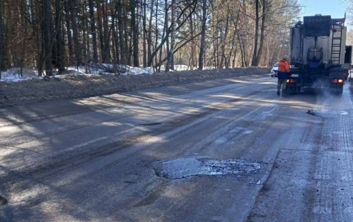 ​В Перми начался ремонт дорог литым асфальтобетоном