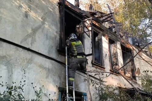 По факту пожара на Горького в Благовещенске началась доследственная проверка