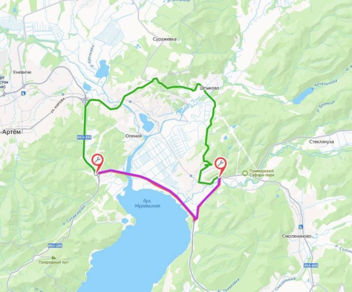 В Приморье перекроют аэропортовскую трассу и новую дорогу на Находку