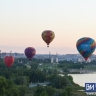 В небо над Магнитогорском поднялись гигантские аэростаты