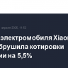 Авария электромобиля Xiaomi в Китае обрушила котировки компании на 5,5%