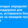 В Приангарье определят меры поддержки для граждан, оставшихся без жилья из-за пожаров после урагана