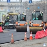 На Московском проспекте приступили к укладке нового асфальта