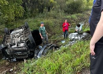 Соцсети: легковушка попала в жесткое ДТП на трассе в Приамурье