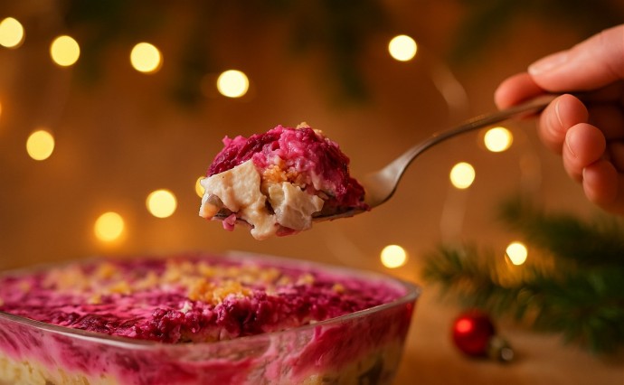 Цена популярного новогоднего салата за год увеличилась почти на 14%