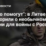 "Точно помогут": в Литве заговорили о необычном оружии для войны с Россией