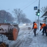 В Уфе устраняют последствия сильного снегопада