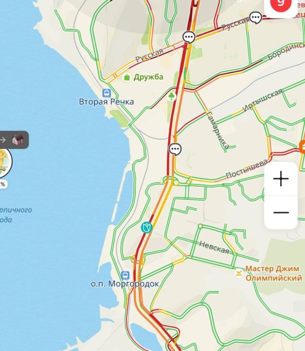 Владивосток замер: город вновь сковали масштабные пробки Владивосток замер: город вновь сковали масштабные пробки