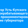 Директор Усть-Кутского газоперерабатывающего завода прокомментировала послание губернатора