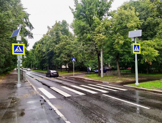 Переход у школы 99 на Петровском проспекте появится до конца майских праздников
