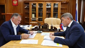 Марат Хуснуллин провёл встречу с главой Чувашской Республики Олегом Николаевым
