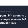 Минобороны РФ заявило о нейтрализации за ночь 149 беспилотников ВСУ