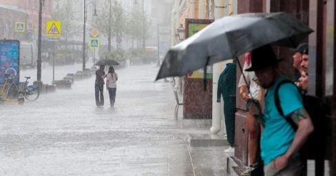 В Москве за минувшую ночь выпала месячная норма осадков