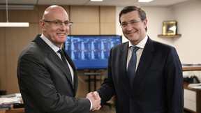 Дмитрий Чернышенко провёл рабочую встречу с губернатором Нижегородской области Глебом Никитиным