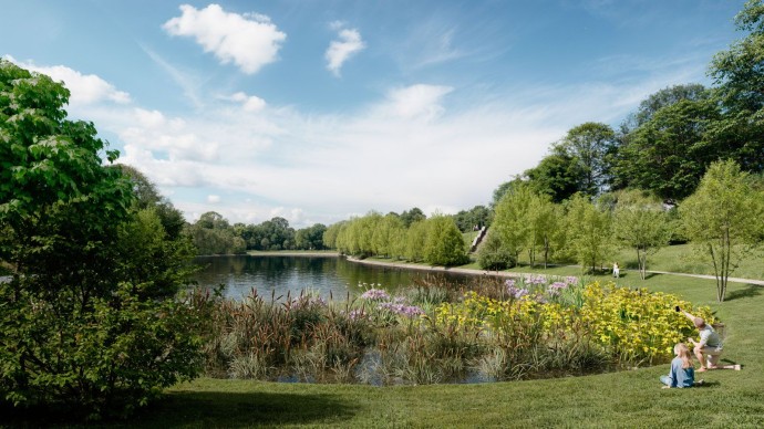 Пруд в парке 50-летия Октября приведут в порядок до конца года Пруд в парке 50-летия Октября приведут в порядок до конца года