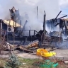 В пензенском поселке Мичуринский сгорел двухэтажный дом