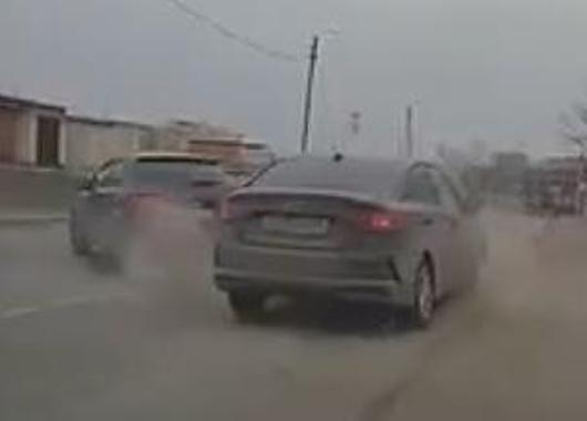 Момент аварии на Большой Арбековской улице в Пензе попал на видео