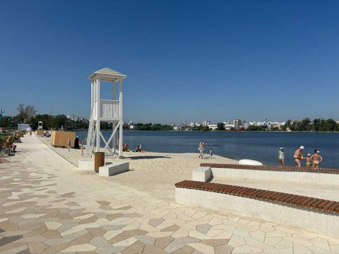 На пляже «Берега» в Белгороде спасли тонувшего мужчину
