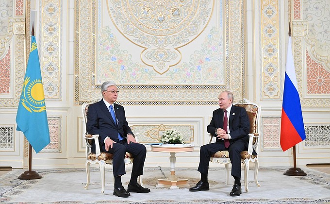 Встреча с Президентом Казахстана Касым-Жомартом Токаевым