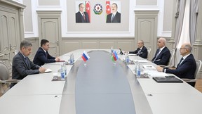 Александр Новак встретился с Заместителем Премьер-министра Азербайджана Шахином Мустафаевым Александр Новак встретился с Заместителем Премьер-министра Азербайджана Шахином Мустафаевым