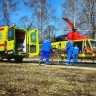 За день из райцентров в Пензу на вертолетах доставили трех пациентов