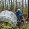Фрагмент ракеты, запущенной с Восточного, вывезли из тайги
