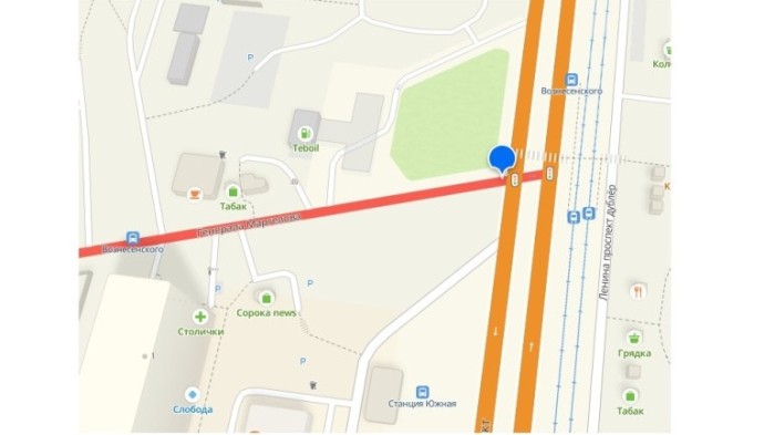 Заезд на ул. Генерала Маргелова с проспекта Ленина открыт раньше срока