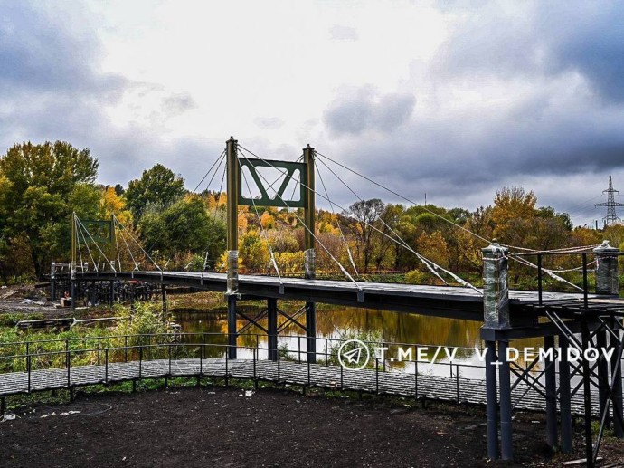 Вантовый мост строят на набережной «Берега» в Белгороде