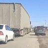 «Стоим колом»: на выезде из Благовещенска образовалась пробка