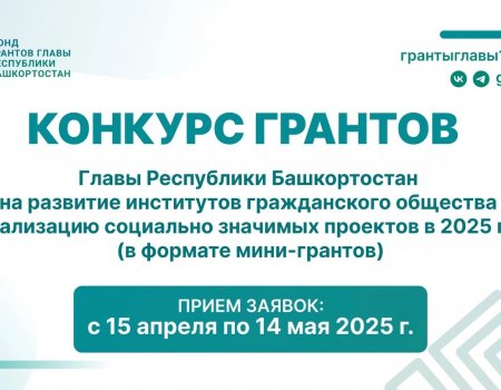 Объявлен конкурс грантов Главы Башкирии для социально ориентированных НКО